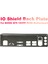 I/o Kalkanı Arka Plaka B250C B75 12USB B75 8usb Madencilik Anakart Io Bölme Şasi Braketi (Yurt Dışından) 2