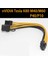 18AWG 8pin - Çift 8pin(6+2) Güç Kablosu Gpu Güç Kablosu K80 M40 M60 P40 P100 ,20CM (Yurt Dışından) 2