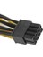 18AWG 8pin - Çift 8pin(6+2) Güç Kablosu Gpu Güç Kablosu K80 M40 M60 P40 P100 ,20CM (Yurt Dışından) 4