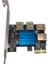 Pcıe 1 Ila 4 Pcı Express Yükseltici Kart, 1 Ila 4 Büyük Isı Emicili USB 3.0 Adaptör Kartı, Pcı-E 1x Ila Harici 4 USB 3.0 (Yurt Dışından) 1