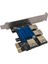 Pcıe 1 Ila 4 Pcı Express Yükseltici Kart, 1 Ila 4 Büyük Isı Emicili USB 3.0 Adaptör Kartı, Pcı-E 1x Ila Harici 4 USB 3.0 (Yurt Dışından) 3