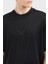 Pamuk Karışımlı Regular Fit Bisiklet Yaka Logolu T Shirt Erkek T Shirt EM001493 AF10017 UC001 4
