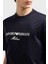 Logo Işlemeli Regular Fit Pamuklu Bisiklet Yaka T Shirt Erkek T Shirt EM001033 AF10017 MB222 4