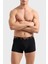 Monogram Logolu Streç Pamuklu 3 Pack Boxer Erkek Boxer EM000259 AF10778 MC061 2