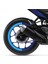 Yamaha YZF-R25 Yarım Jant Kaplama Sticker Etiket Modeli Açık Mavi 2