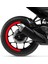 Yamaha YZF-R25 Yarım Jant Kaplama Sticker Etiket Modeli Kırmızı 2