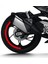 Cfmoto 450SR Yarım Jant Kaplama Sticker Etiket Modeli Kırmızı 9