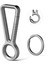 Titanyum Karabina Anahtarlık Klipsi, Çift Uçlu Hızlı Çıkarma Kancası (Yurt Dışından) 1