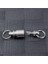 Evrensel Toka Araba Anahtarlık Mini Döner Toka Kolye-Gümüş (Yurt Dışından) 2