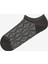Heart Jacquard Gri 3lü Sneaker Çorap 4