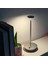 LED Metal Su Geçirmez Şarj Edilebilir Masa Lambası Dokunmatik Karartma Metal Masa Lambası Oturma Odası Okuma Gece Lambası-A (Yurt Dışından) 2