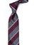 Füme - Bordo Çizgi Desen Slim Kravat SK8032 1