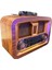 NS-6650 USB / Tf Kart / Fm Retro Taşınabilir Bluetooth Hoparlör 3