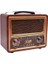 Rt-821 Bluetooth Fm-Usb-Tf-Aux Nostaljik Radyo 1