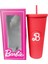 Iki Çift Katmanlı Plastik Fincan Saman Fincan Su Bardağı Su Bardağı Starba Fincan Durian Fincan Barbie Fincan ile Su Bardağı (Yurt Dışından) 1