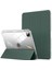 Apple iPad Pro 11 Inç M4 2024 Kılıf Kalem Bölmeli Akrilik Şeffaf Ayrılabilir Case A2836 A2837 A3006 3