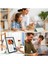 Apple iPad Air 11inç M2 Air 4/5/6. Nesil 10.9 Kılıf Kalem Bölmeli Akrilik Şeffaf Ayrılabilir Case A2902 A2903 A2904 9