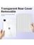 Apple iPad Pro 11 Inç M4 2024 Kılıf Kalem Bölmeli Akrilik Şeffaf Ayrılabilir Case A2836 A2837 A3006 3
