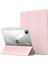 Apple iPad Pro 11 Inç M4 2024 Kılıf Kalem Bölmeli Akrilik Şeffaf Ayrılabilir Case A2836 A2837 A3006 4