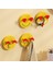 Kendinden Yapışkanlı Kalp Emojili Askı Pratik Elbise Mutfak Askısı Sevimli 2 Kancalı Kalpli Emoji 2