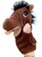 Ağız Açık At Çocuk Kukla Peluş Oyuncak Hediyesi 25CM (Yurt Dışından) 1