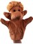 Aslan Beş Parmaklı Eldiven Kuklası Peluş Oyuncak Çocuk Hediyesi 20CM (Yurt Dışından) 1