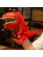 Kırmızı Triceratops El Kuklası Hayvan Rol Yapma Peluş Oyuncak Çocuklar Için 30CM (Yurt Dışından) 1