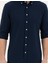 Erkek Lacivert Slim Fit Uzun Kollu Gömlek 50283343-VR033 6