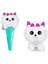 Nessiworld CCN00000 Coco Cones Mini Pelüş 2