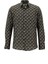 Uzun Kol Baskılı Slim Fit Dar Kesim Pamuk Gömlek 1