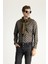 Uzun Kol Baskılı Slim Fit Dar Kesim Pamuk Gömlek 4