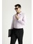 Uzun Kol Slim Fit Dar Kesim Pamuklu Non Iron Saten Klasik Gömlek 2