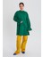 Yeşil-Kolu Lastikli Fırfır Detaylı Tunik 2