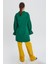 Yeşil-Kolu Lastikli Fırfır Detaylı Tunik 4