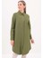 Haki-Gizli Patlı Gömlek Tunik 1