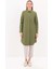Haki-Gizli Patlı Gömlek Tunik 2