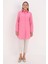 Pembe-Gizli Patlı Gömlek Tunik 2