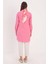 Pembe-Gizli Patlı Gömlek Tunik 4