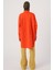 Turuncu-Oversize Cepli Gömlek Tunik 4