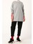 Gri Melanj-Reglan Kol Sweat 2