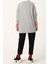 Gri Melanj-Reglan Kol Sweat 4