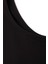 Siyah-Yaka Biyeli Kolsuz T-Shirt Tunik 5