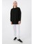 Siyah-Bisiklet Yaka Reglan Kol Sweatshirt 5
