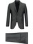 Slim Fit Dar Kesim Klasik Desenli Takım Elbise 1