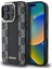 iPhone 16 Pro Kılıf Dkny Orjinal Lisanslı Magsafe Şarj Özellikli 3D Yazılı Checkered Pattern Siyah 1