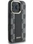 iPhone 16 Pro Kılıf Dkny Orjinal Lisanslı Magsafe Şarj Özellikli 3D Yazılı Checkered Pattern Siyah 3