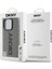 iPhone 16 Pro Kılıf Dkny Orjinal Lisanslı Magsafe Şarj Özellikli Pu Deri Plain Kapak Gri 5