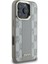 iPhone 16 Pro Kılıf Dkny Orjinal Lisanslı Magsafe Şarj Özellikli 3D Yazılı Checkered Pattern Bej 3