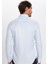 Erkek Slim Fit Dar Kesim Pamuklu Kolay Ütü Mavi Düğmeli Yaka Gömlek 5