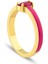 Pink Zirconia Taşlı Damla Kesim Mineli Yüzük 2